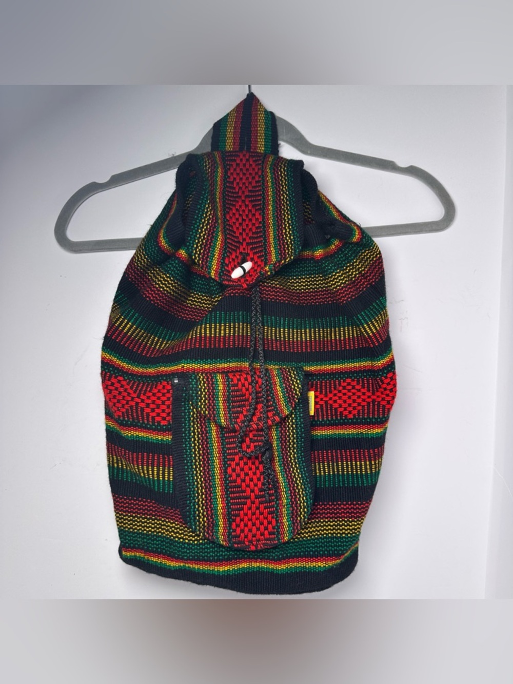 Pinzon Artisanal Woven-Rasta BACKPACK Rucksack Hippie Bag-Retro-Durable-Mexico